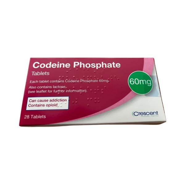 Codeine Phosphate 60mg Tablets (28 Tabs)